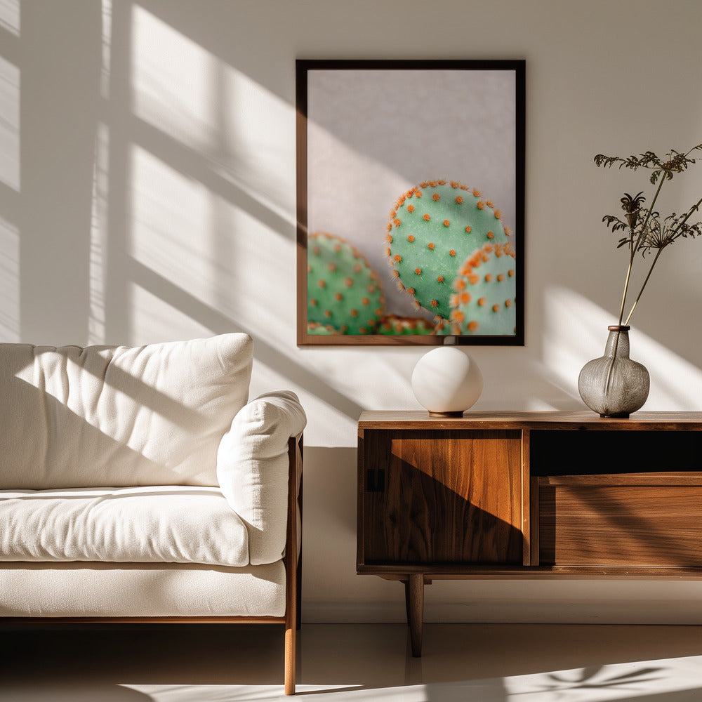 Cacti Pastel Tones Poster